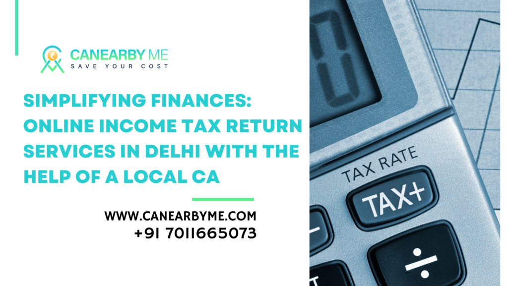 Online Income Tax Return Services Delhi